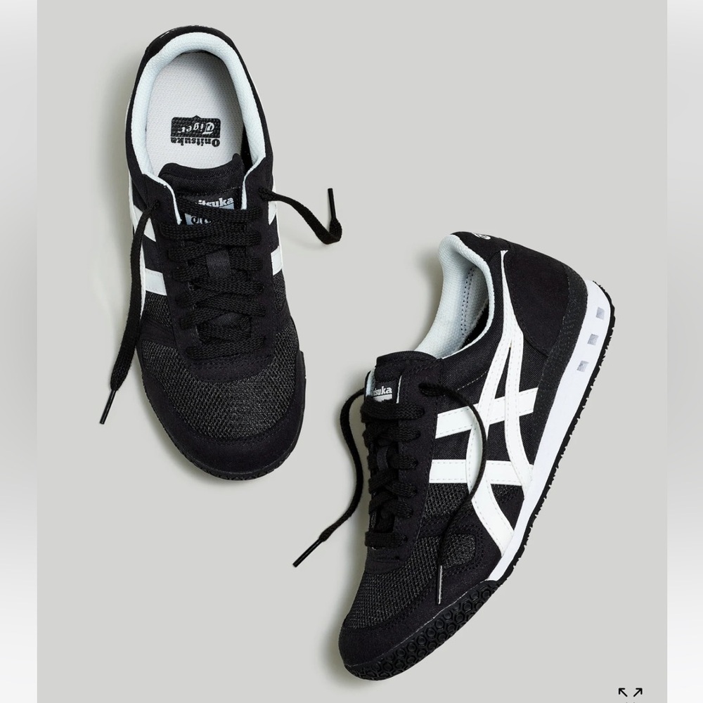 Onitsuka Tiger by Asics Black and White Women’s Sneakers